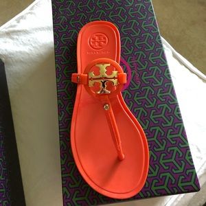 Tory Burch Mini Miller Thong flip flops!